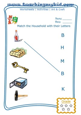 Free kindergarten worksheet