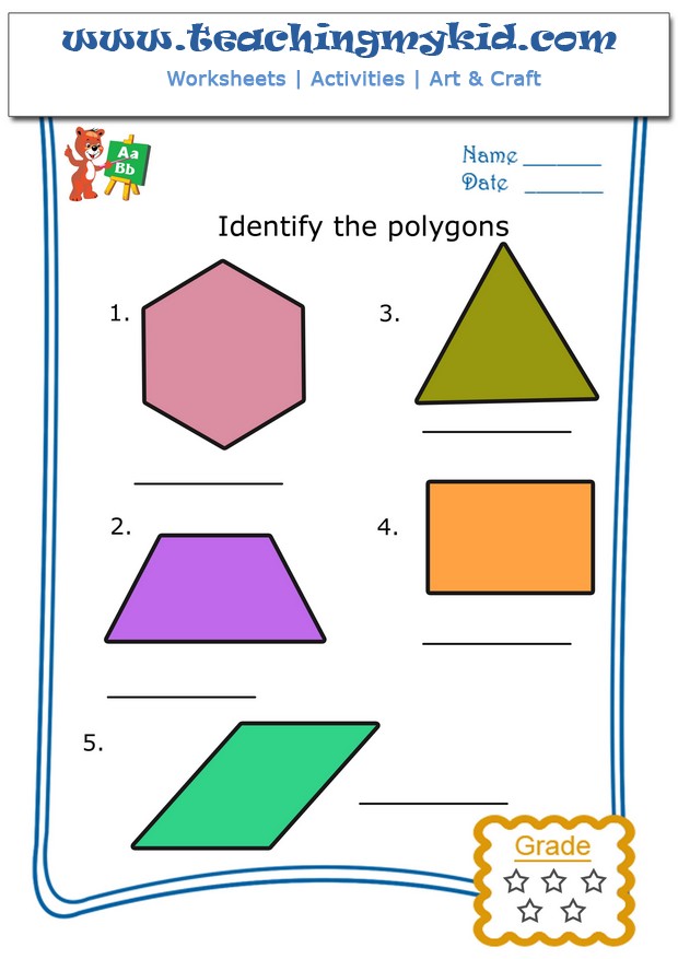 Types Of Polygons Worksheet