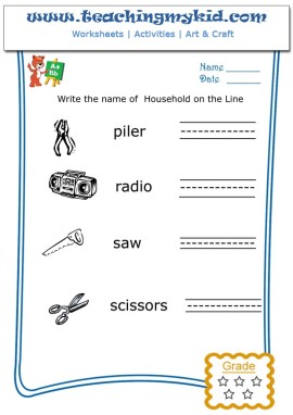 Pre k worksheets