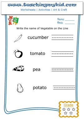 Pre school worksheets