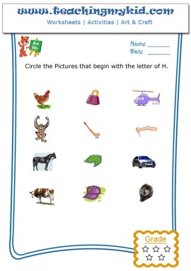 preschool worksheets