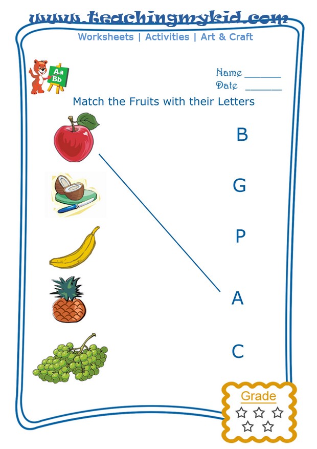 worksheet-match-object-with-the-starting-alphabet-smallcapital-english-worksheets
