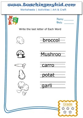 Kids worksheets