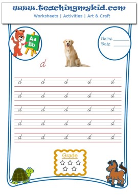 Free handwriting worksheets