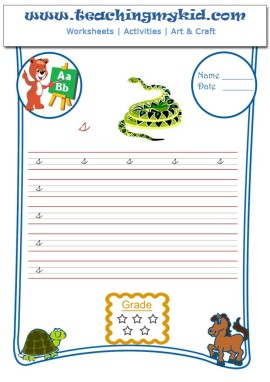 Preschool worksheets