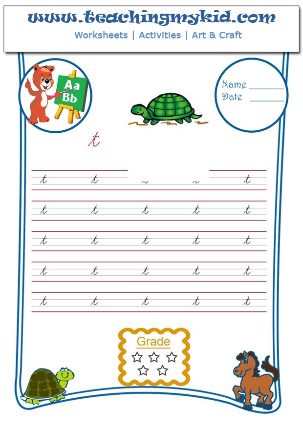Free preschool worksheets