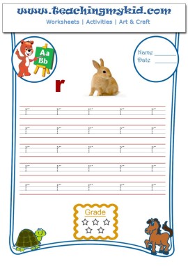 Alphabet tracing worksheets