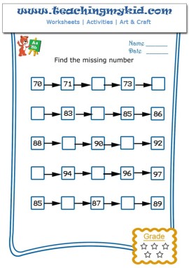 Worksheet for kindergarten