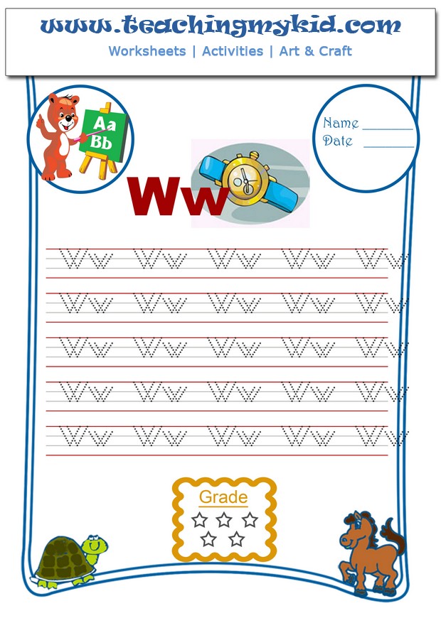 Kindergarten printable worksheets