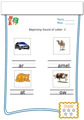 kindergarten worksheets