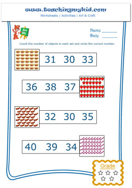 math worksheet for kids