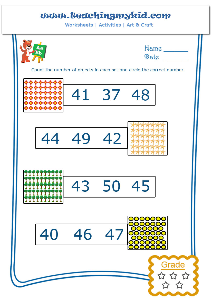 free printable worksheets for kindergarten