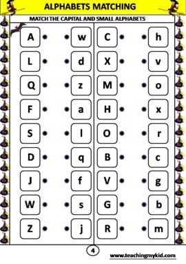Letter Worksheets - Alphabet Matching