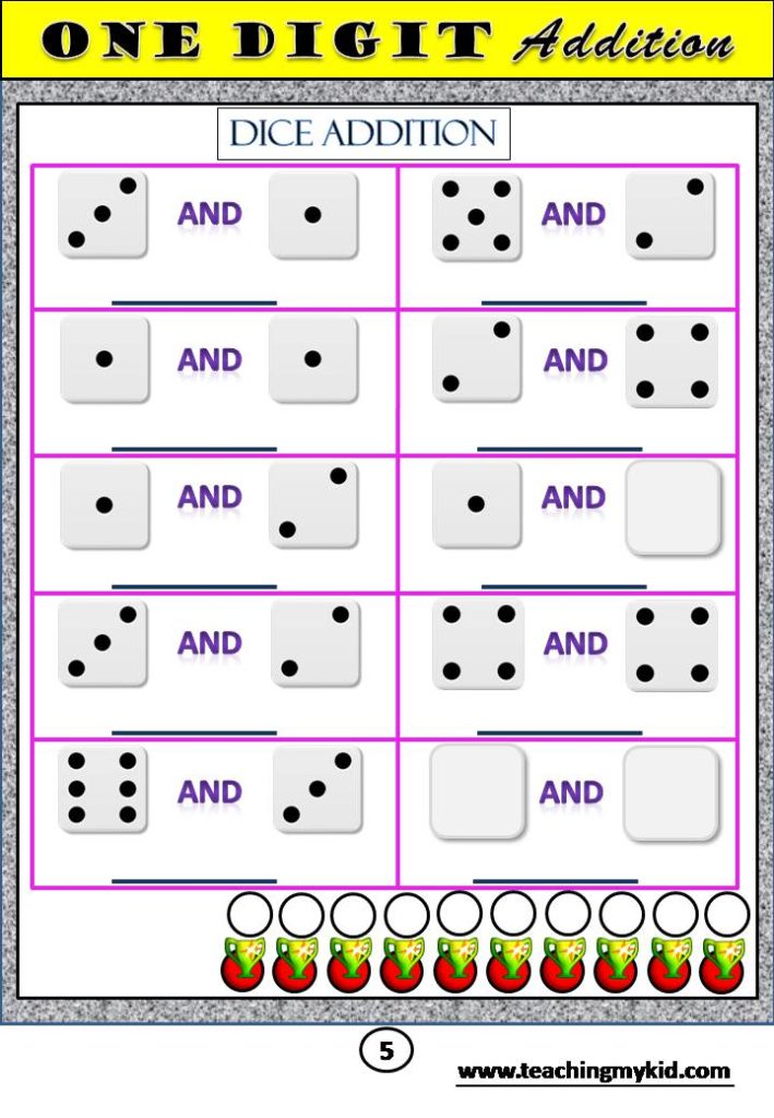 mathematics worksheets - First Grade Math Unit 3 ADDITION