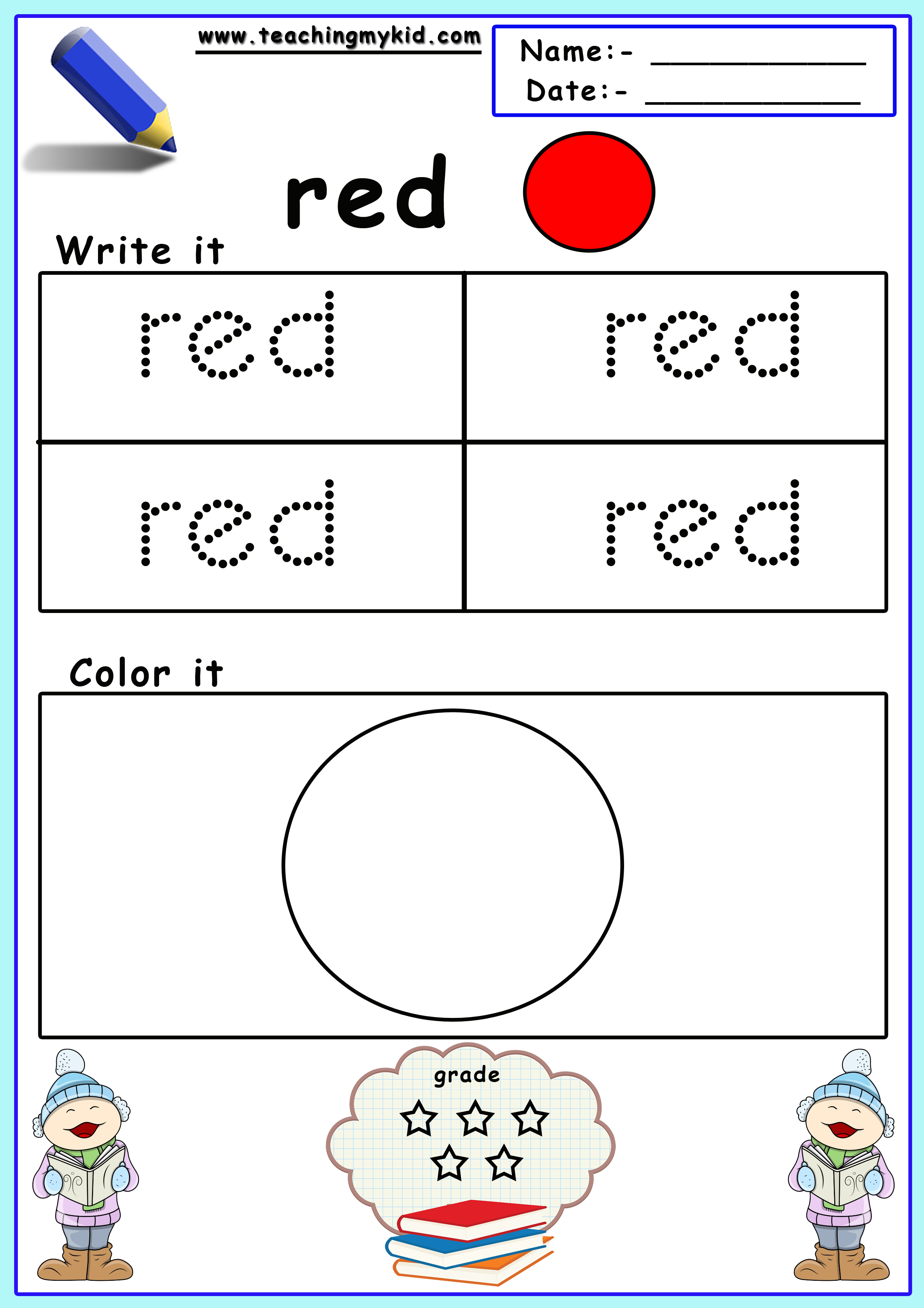 Free Printable Preschool Worksheets For The R For Reindeer